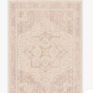 Kamran Soft Pink Rug Ruggable 6' x8'